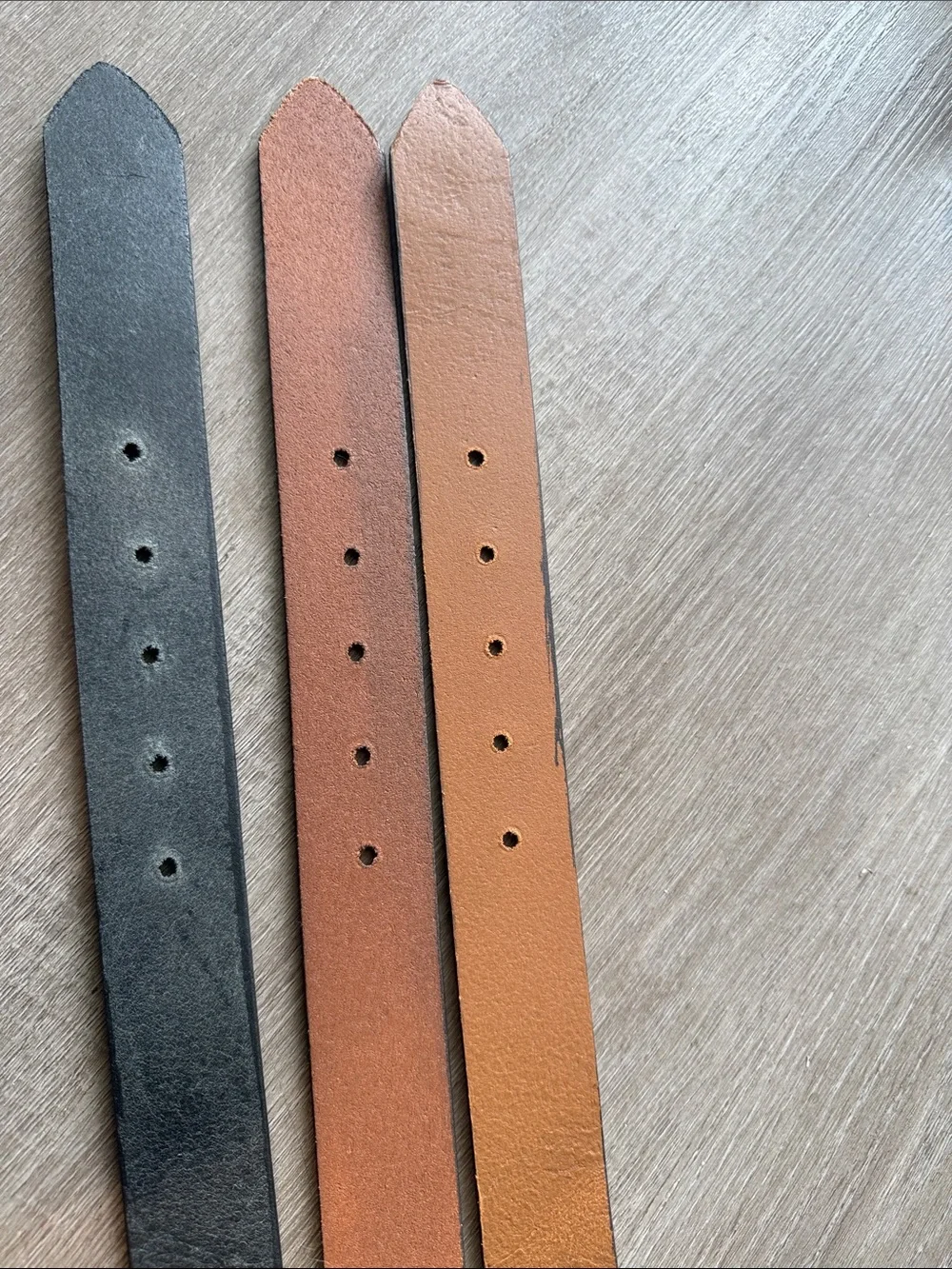 Timberland Bundle Deal 3 Pk Genuine Leather Belts Size 36 - Black Brown Chestnut
